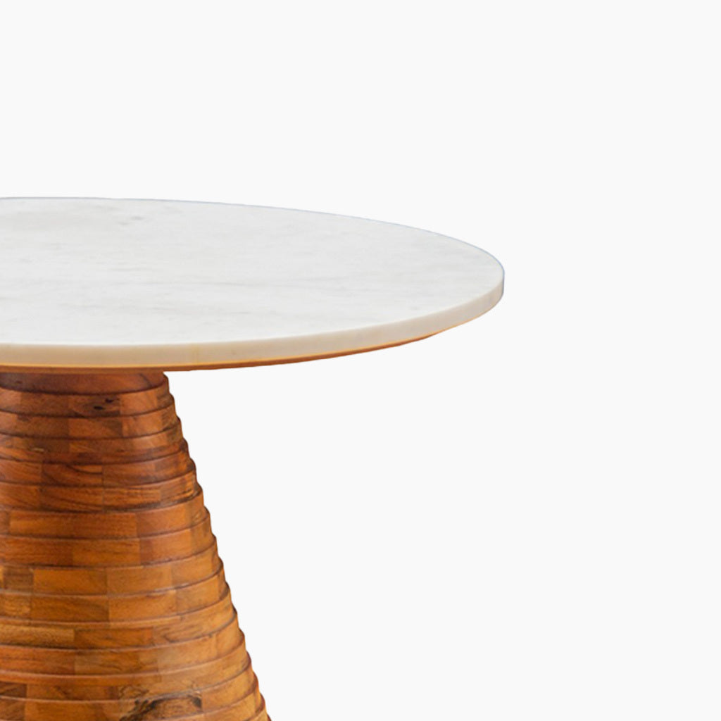 Glacier Marble Round Coffee Table