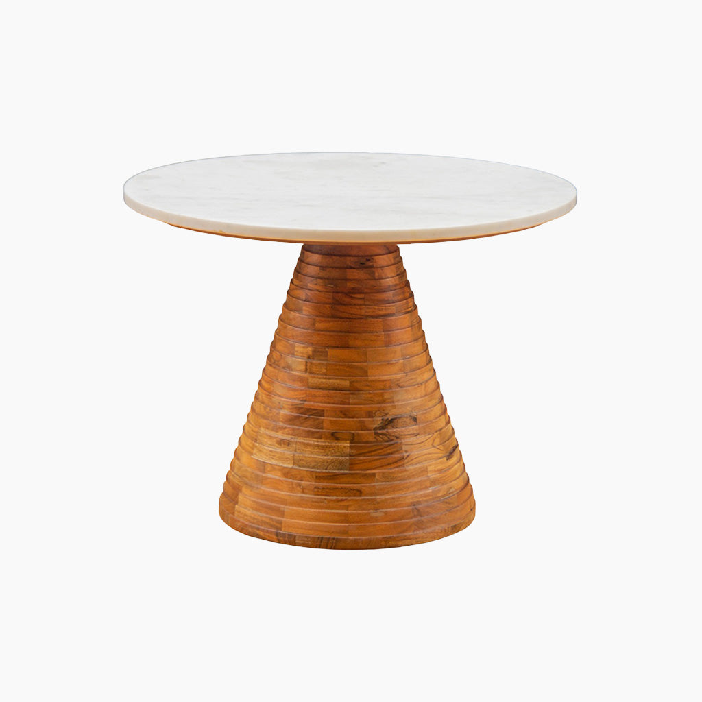 Glacier Marble Round Coffee Table