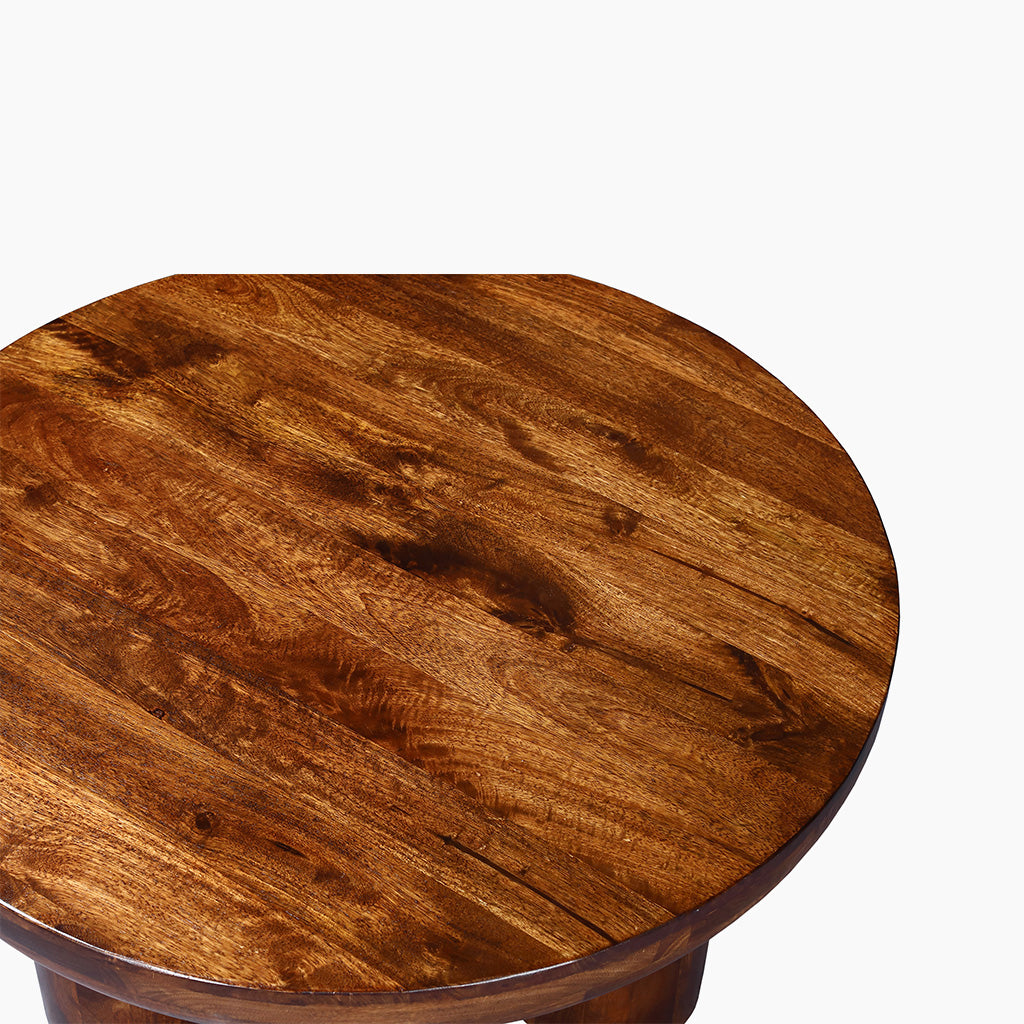 Harvest Wooden Round Coffee Table