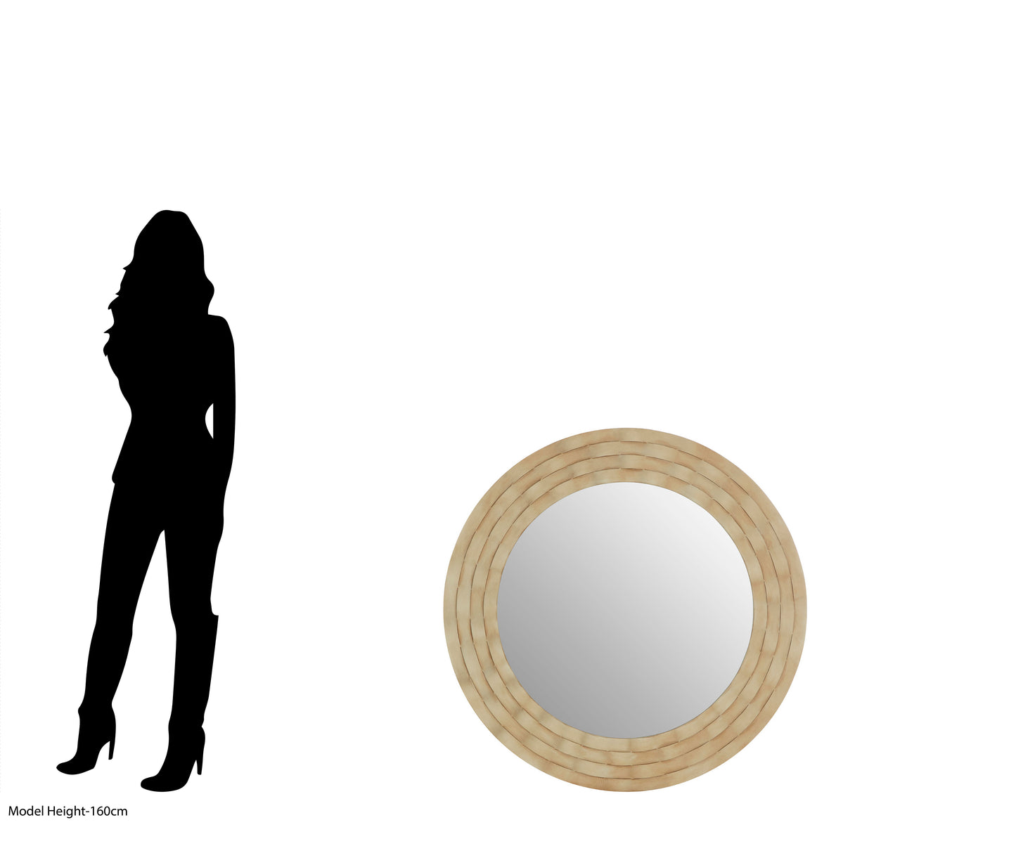 Orbit Round Silver Mirror