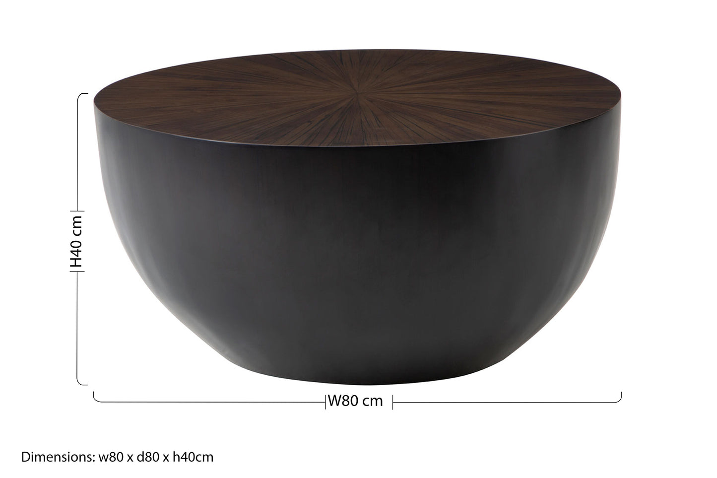 Meraki Wooden Round Coffee Table