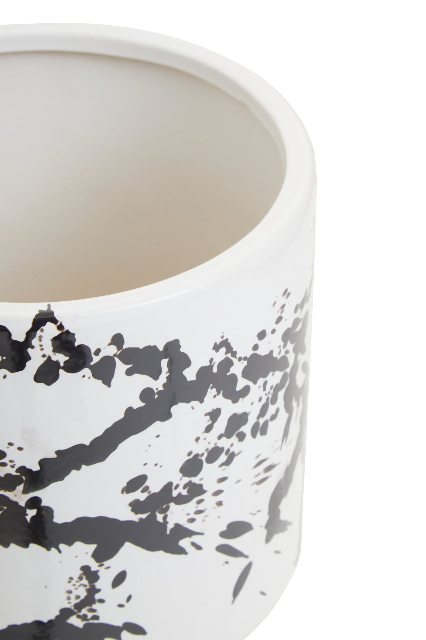 Zoe Black & White Planter
