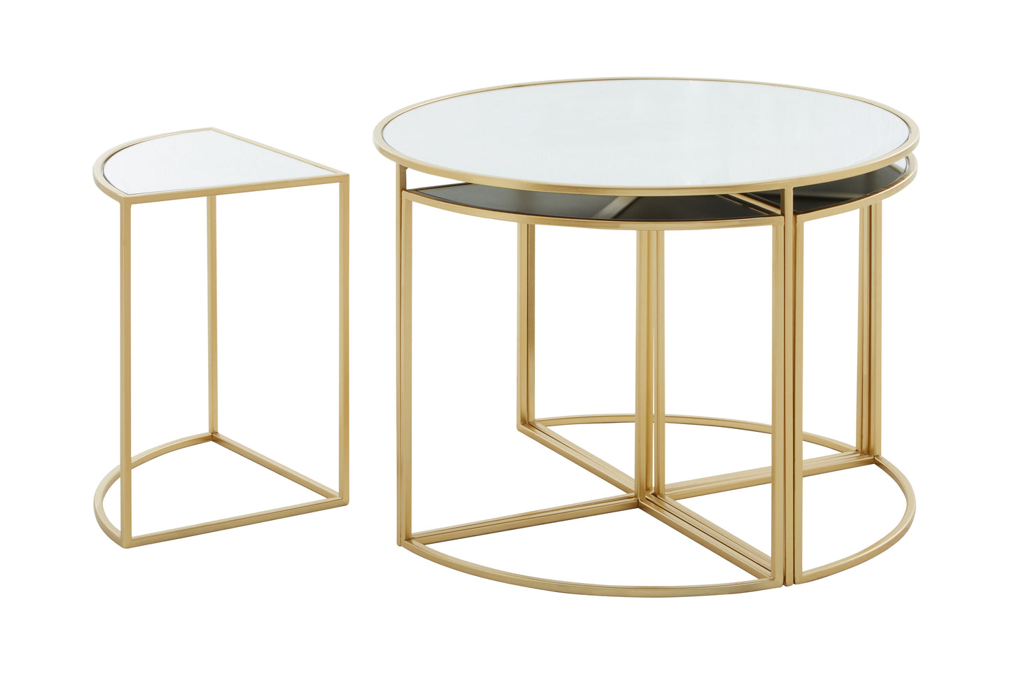 Galaxy Nested 5 Golden Coffee Table