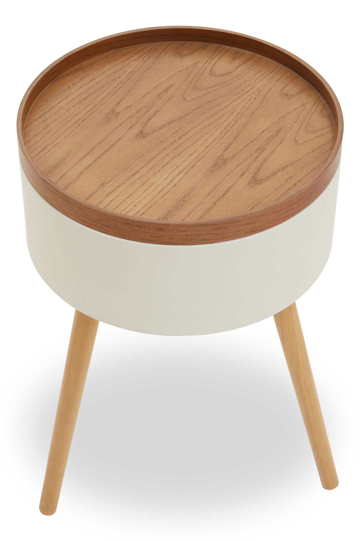 Tristan Wooden Round Side Table