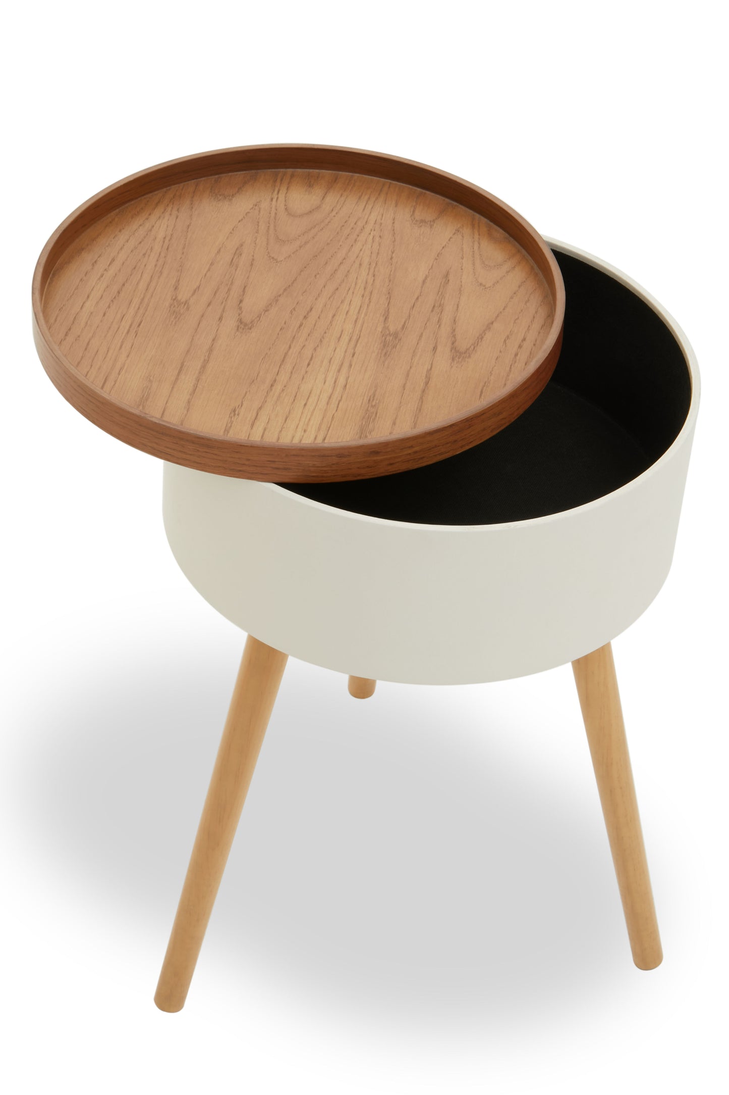 Tristan Wooden Round Side Table