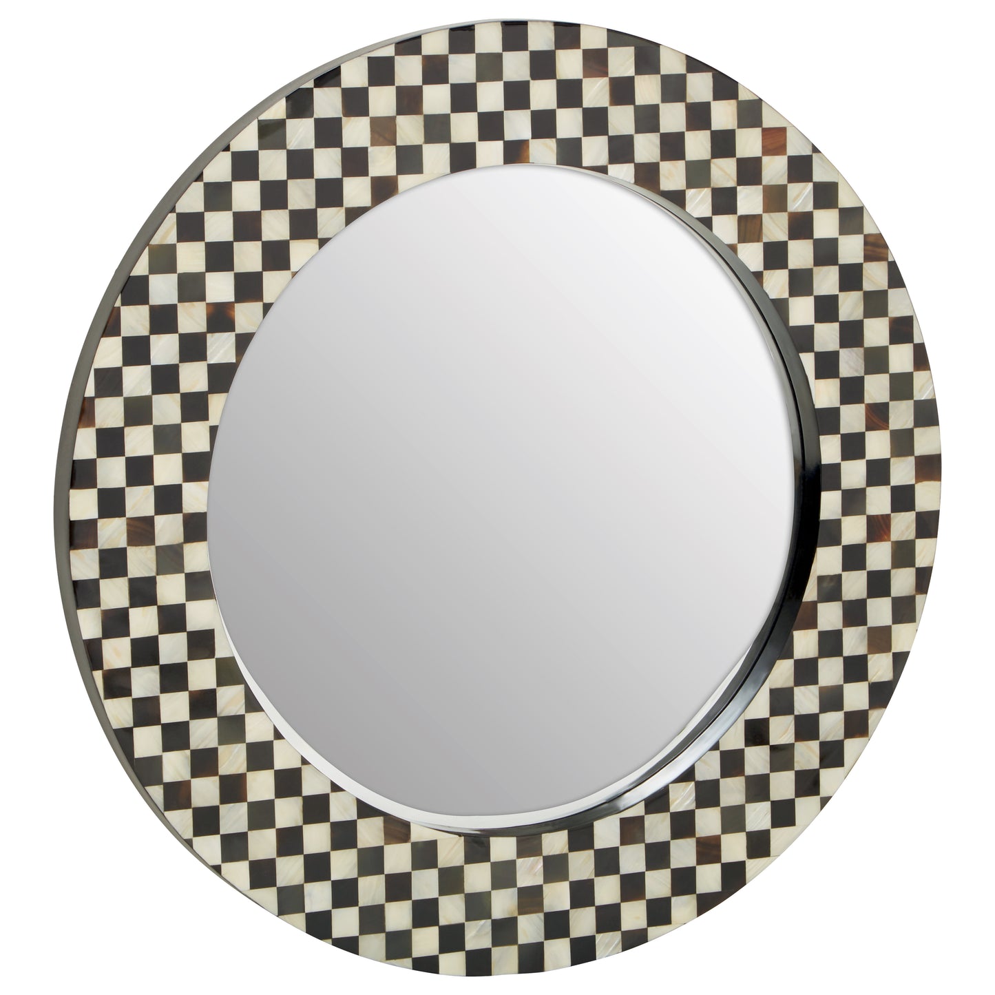 Harmony Round Shell Mirror