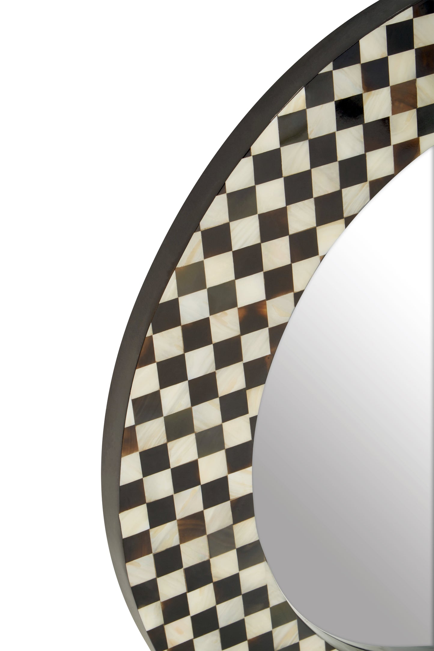Harmony Round Shell Mirror