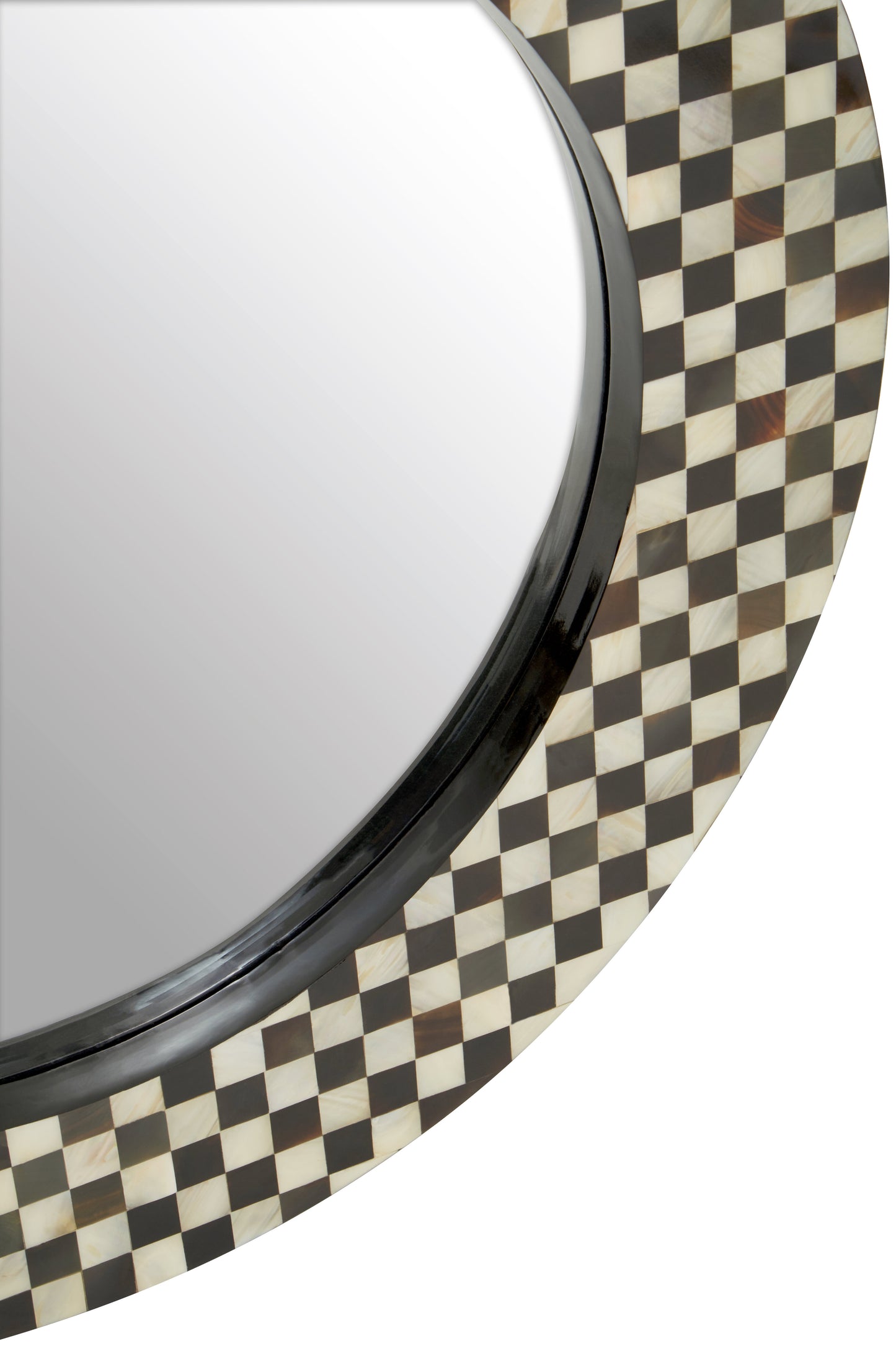 Harmony Round Shell Mirror