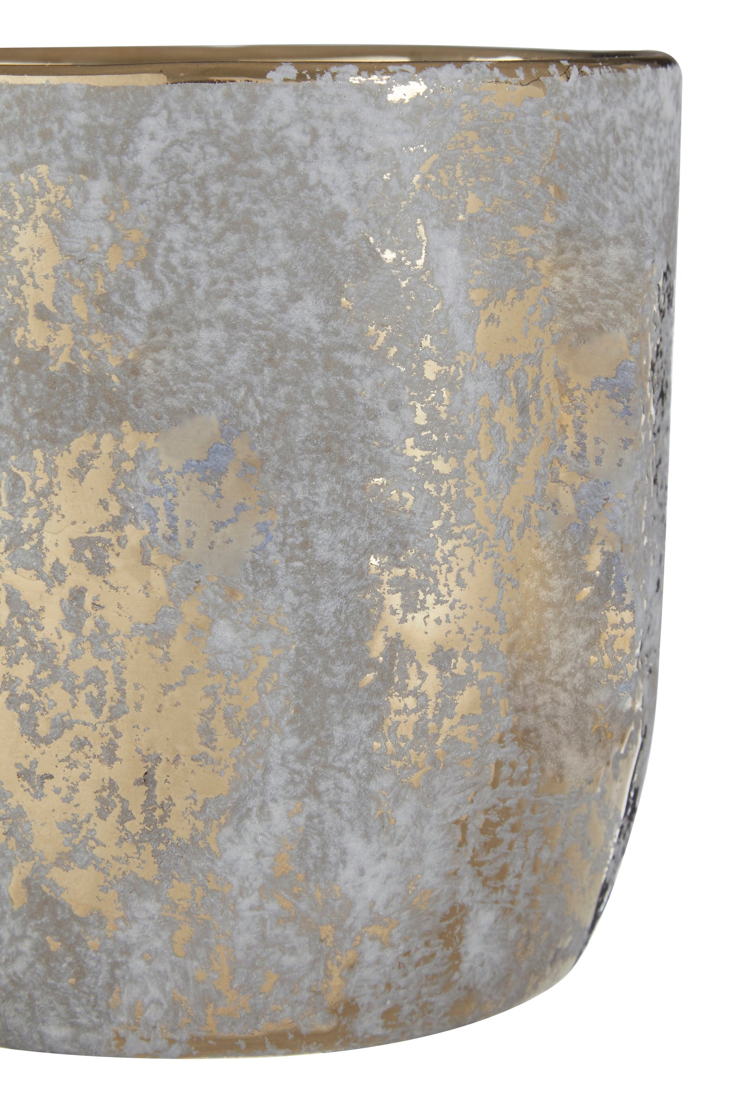 Cora Gold & Grey Ceramic Pot