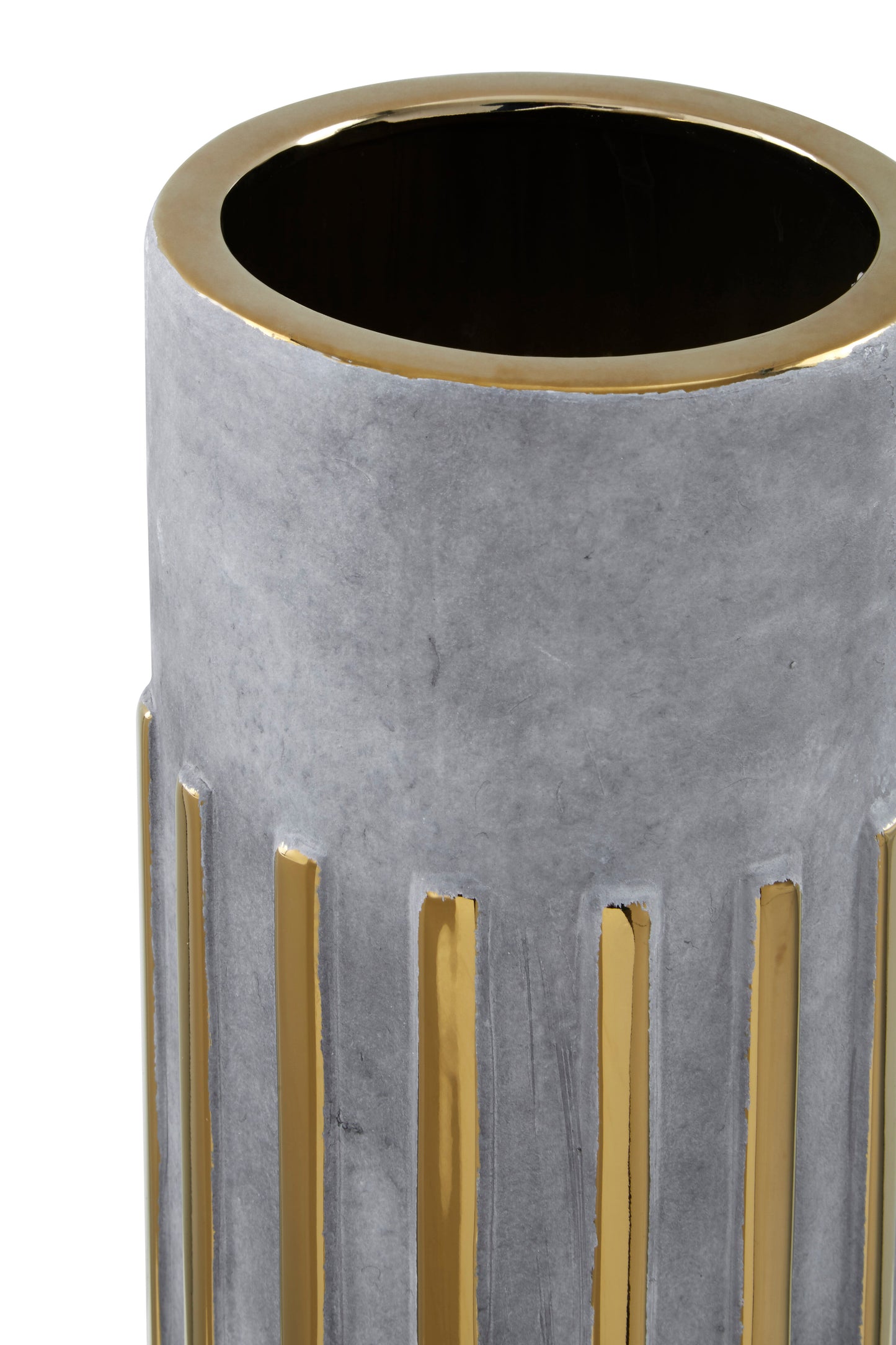 Hannah Golden Grey Vase