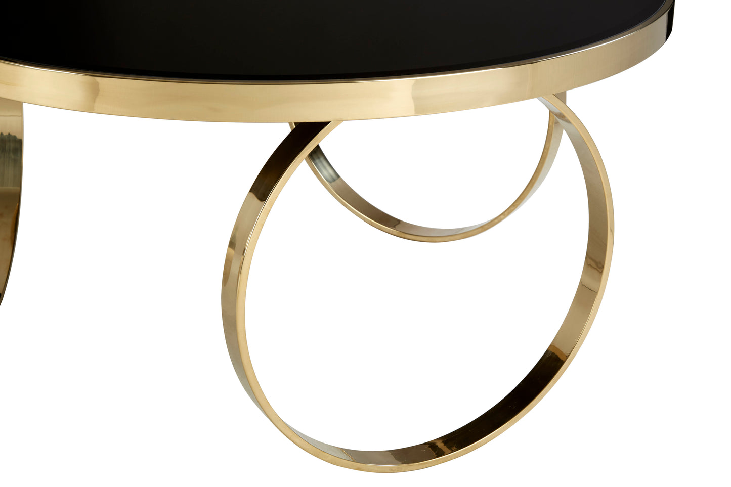 Elwood Black & Golden Coffee Table