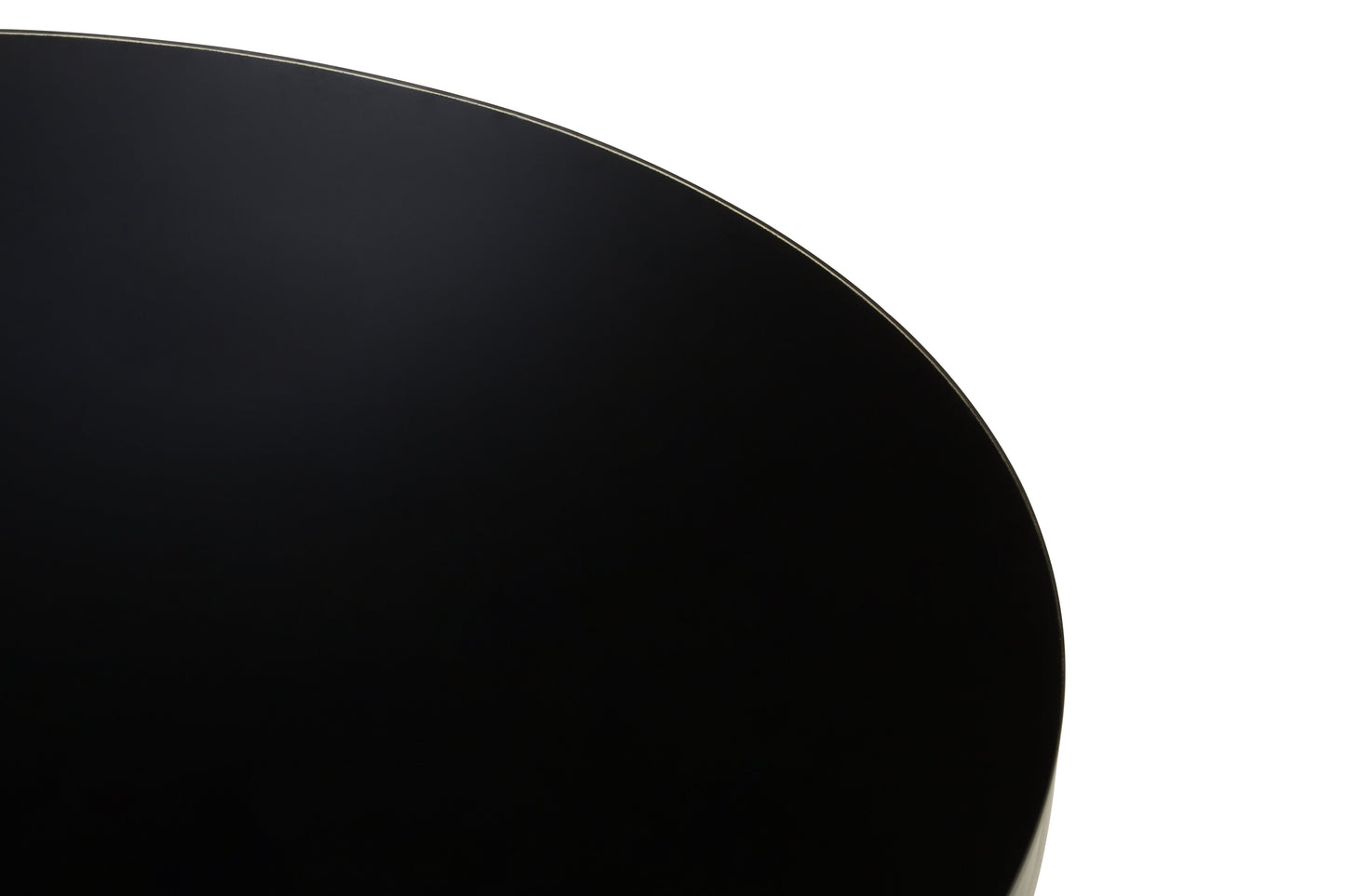 Sunflora Black & Silver Round Coffee Table