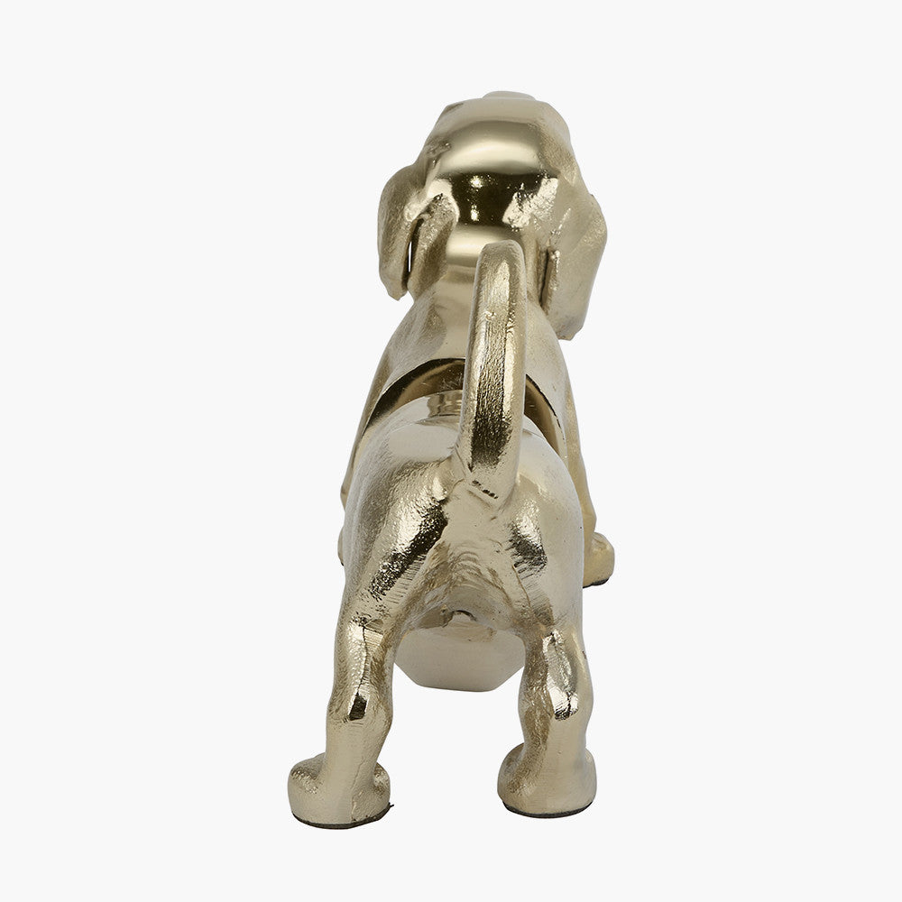 Gold Dog bookends