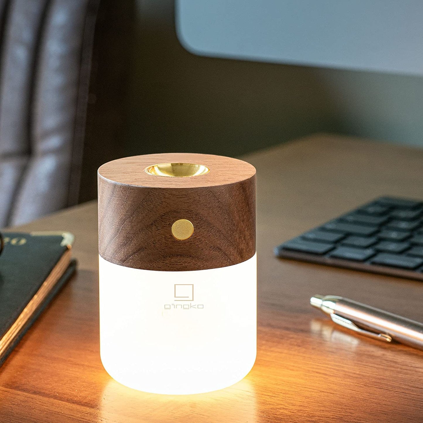 Ginko Designs Essential Oil Burning Diffuser with LED Lamp