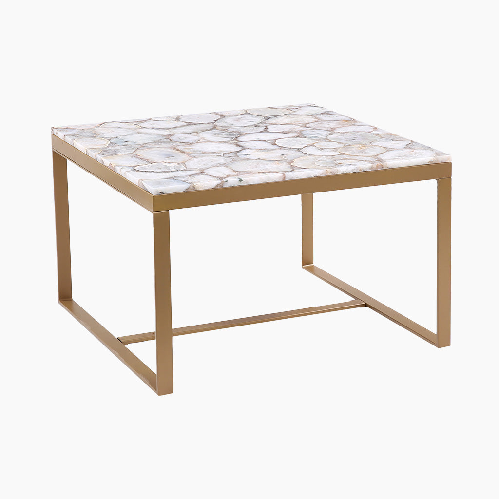 Rhythmic Agate Sqaure Coffee Table