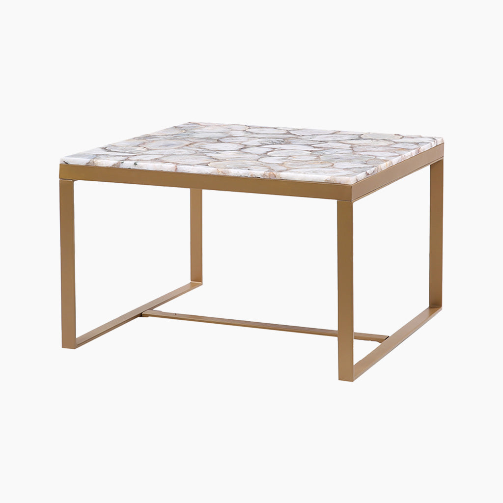 Rhythmic Agate Sqaure Coffee Table