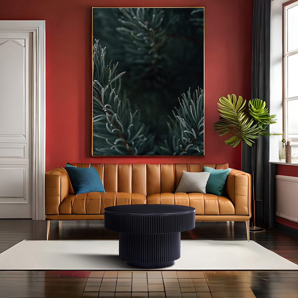 Axiom Wooden Round Coffee Table