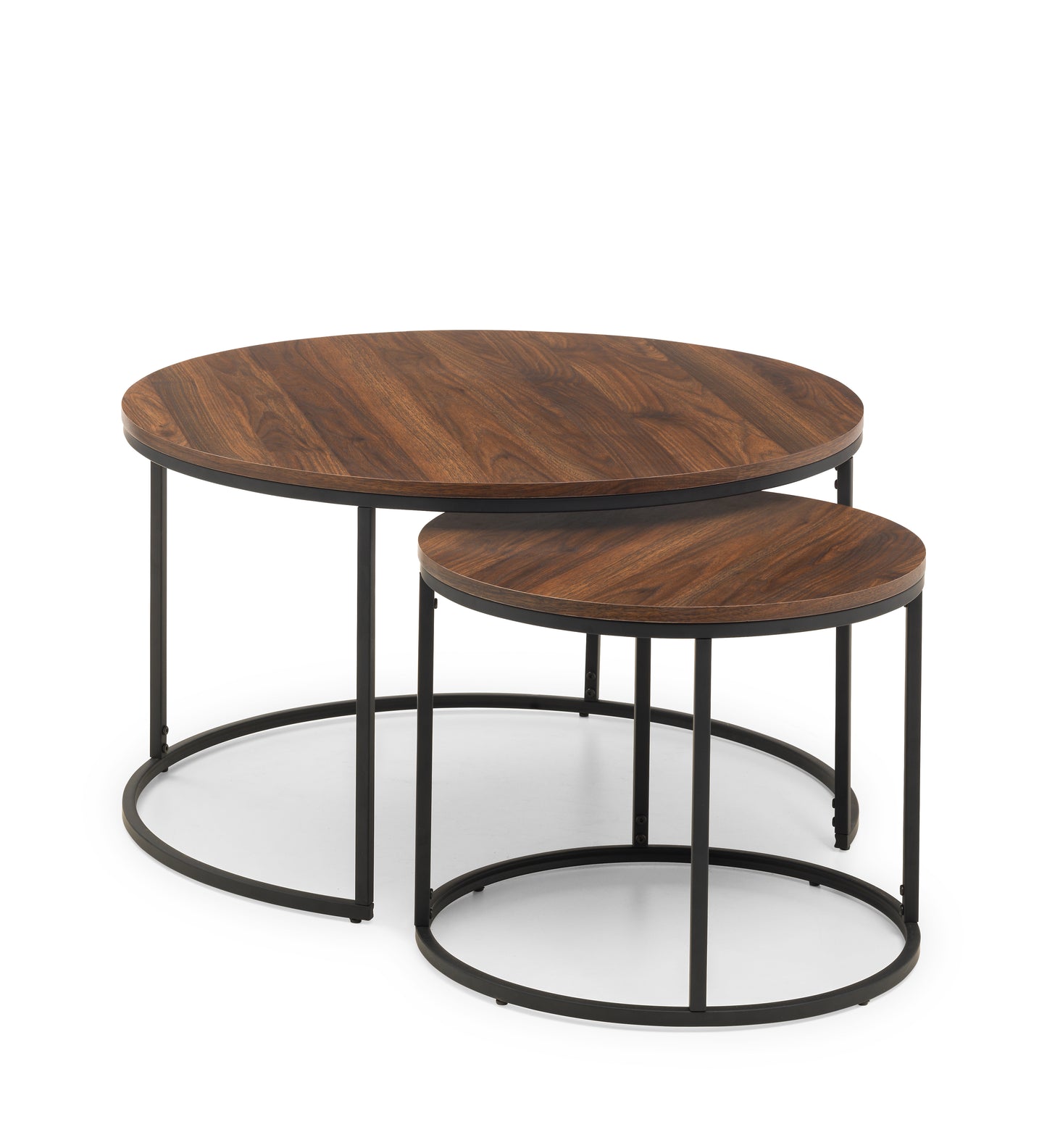 Cameroon Round Nesting Coffee Tables
