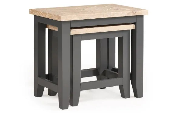 Siabod Chevron Design Nesting Side Tables