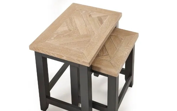 Siabod Chevron Design Nesting Side Tables