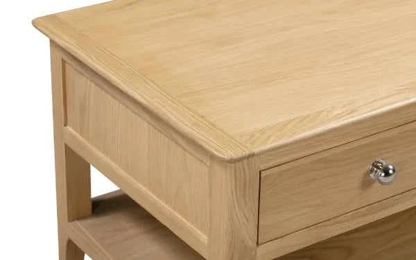 Elgon Oak Coffee Table With Storage