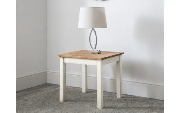 Howgill Ivory & Oak Side Table