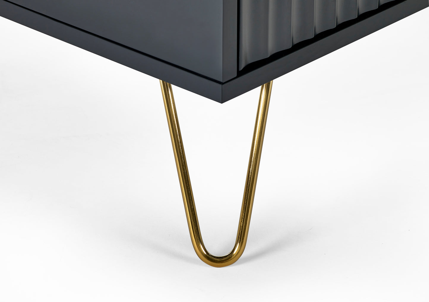 Helicon Black & Golden Coffee Table