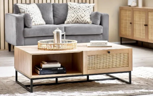 Fuji Retro Coffee Table With Storage