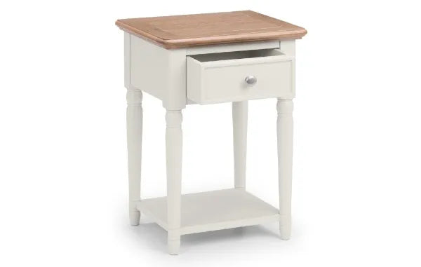 Rogers Oak Side Table With Storage