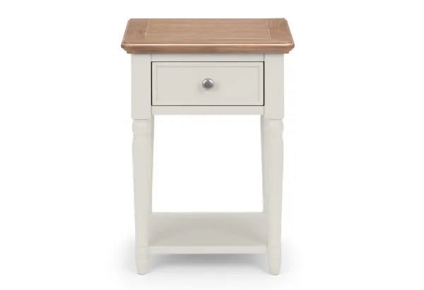 Rogers Oak Side Table With Storage