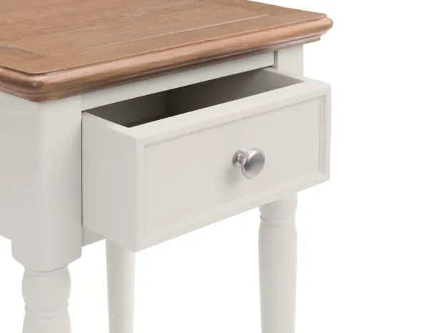 Rogers Oak Side Table With Storage