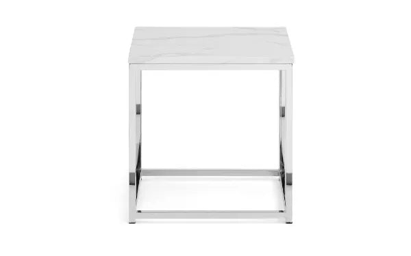 Whitney Marble Effect Side Table