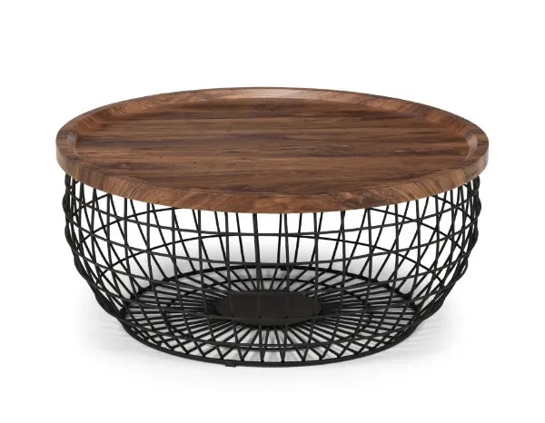 Tahan Round Storage Coffee Table