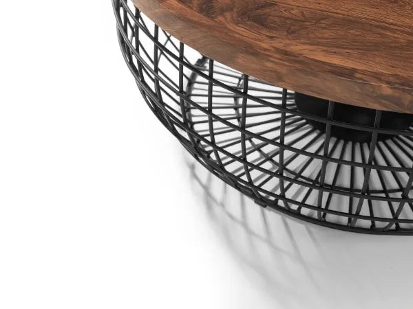 Tahan Round Storage Coffee Table