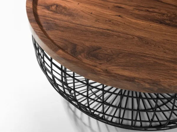 Tahan Round Storage Coffee Table