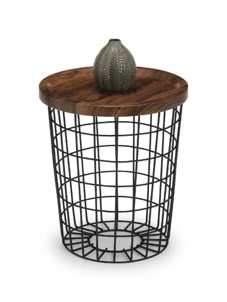 Ruiz Round Storage Side Table