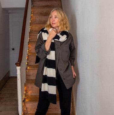 Chalk Stripey Scarf