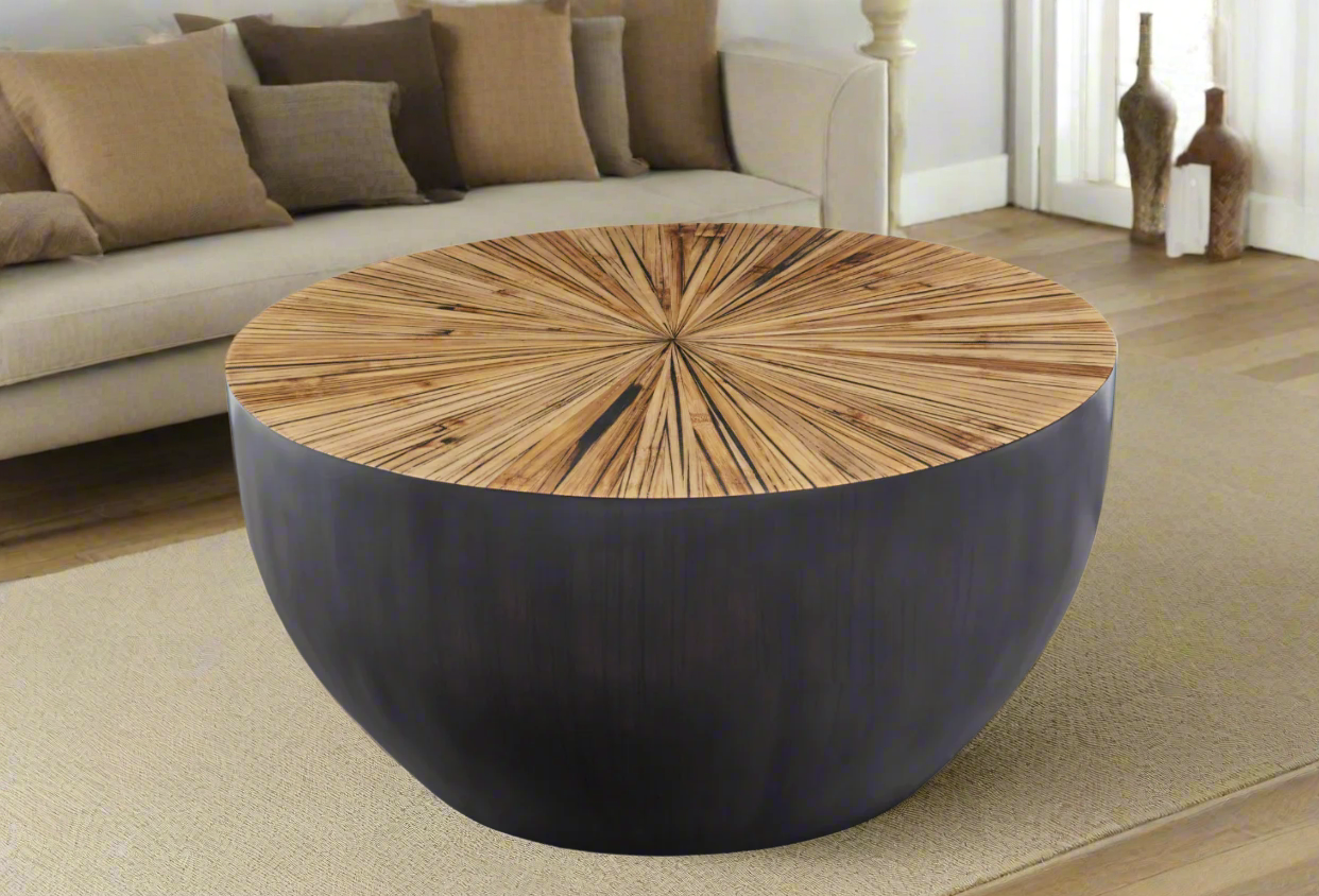Meraki Wooden Round Coffee Table