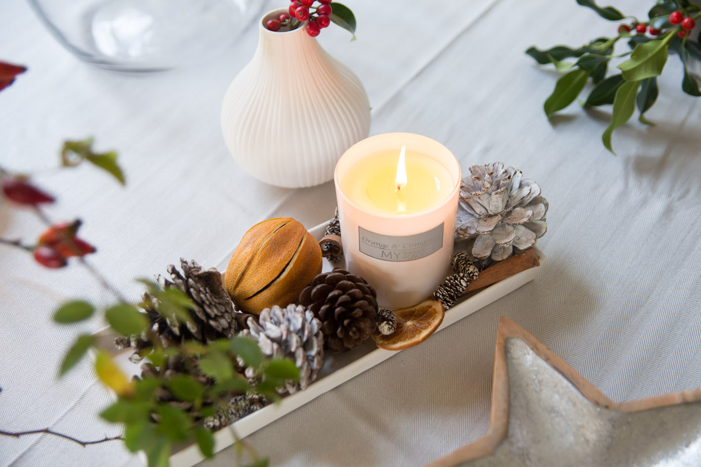 Orange & Cinnamon Candle