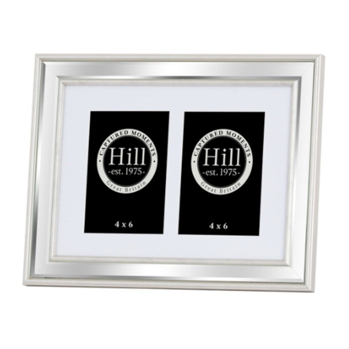 Mirrored Multi Photo Frame 2 x 4x6