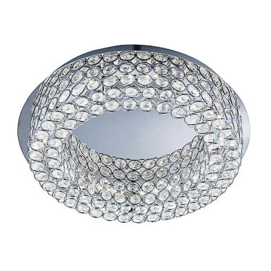 Crystal LED Flush Ceiling Fitting