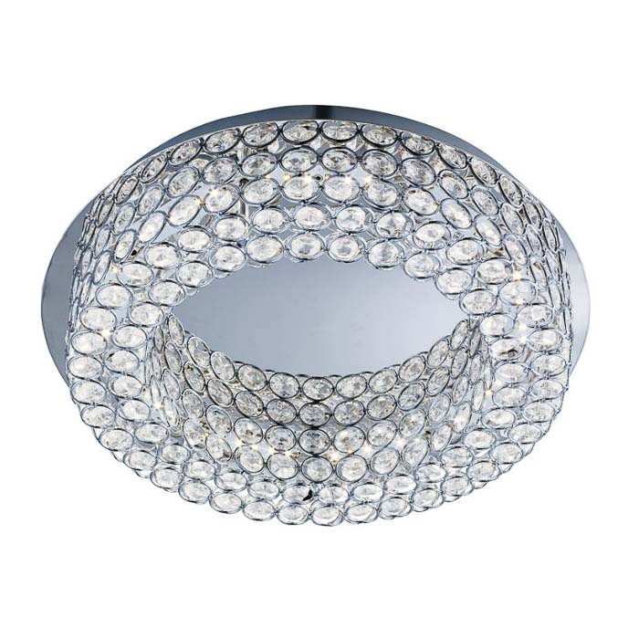 Crystal LED Flush Ceiling Fitting