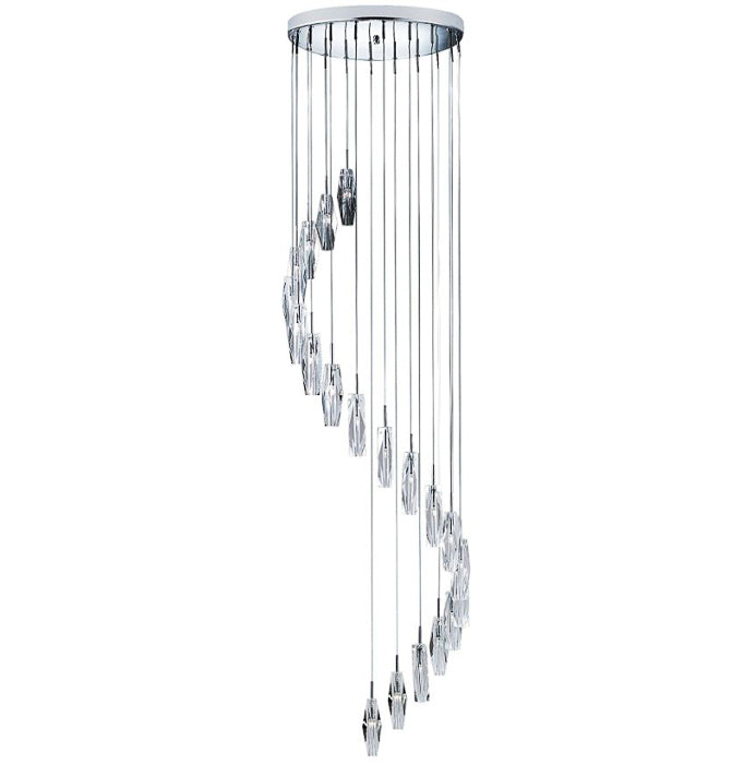 Crystal Multi Drop Pendant Light