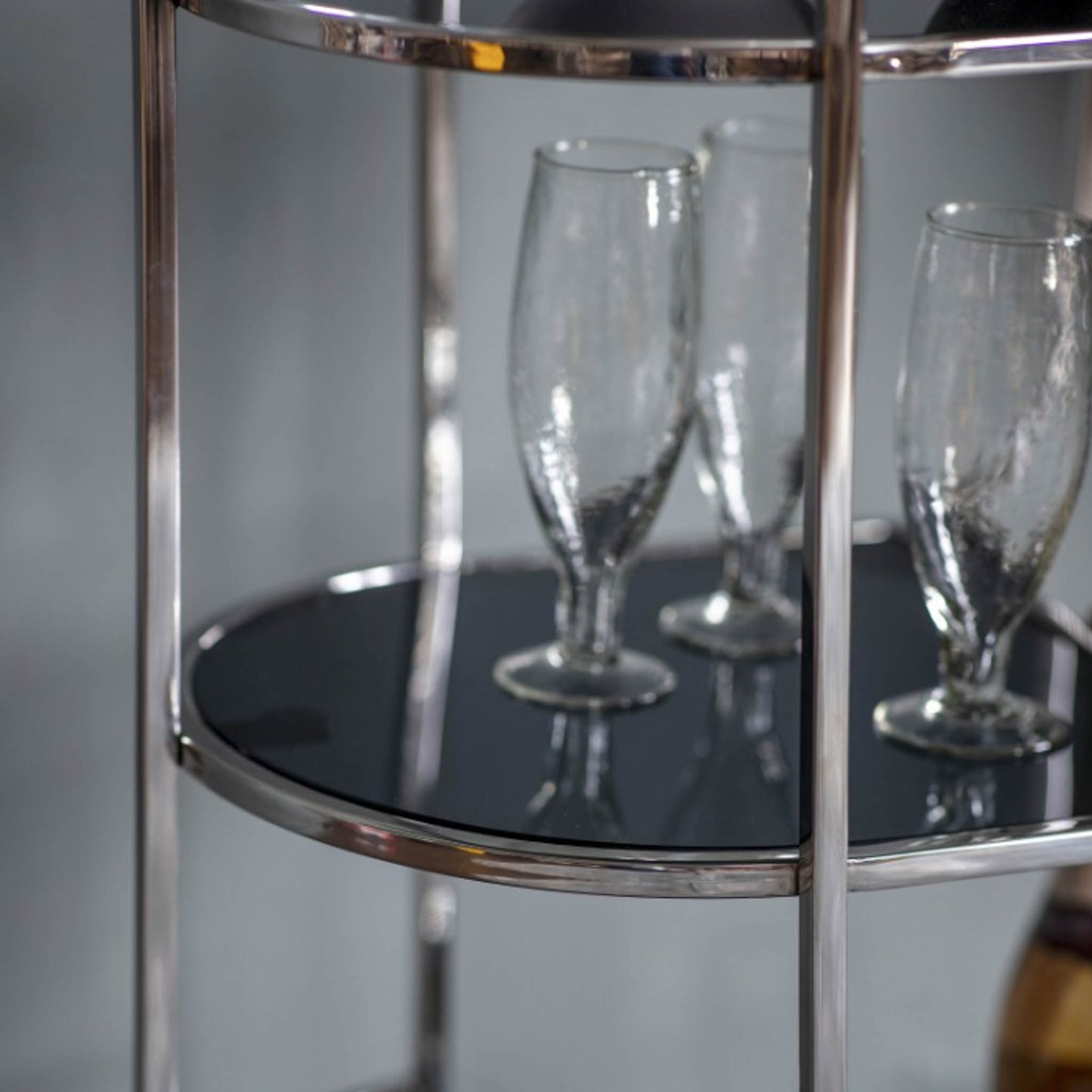 Beau Silver Drinks Trolley