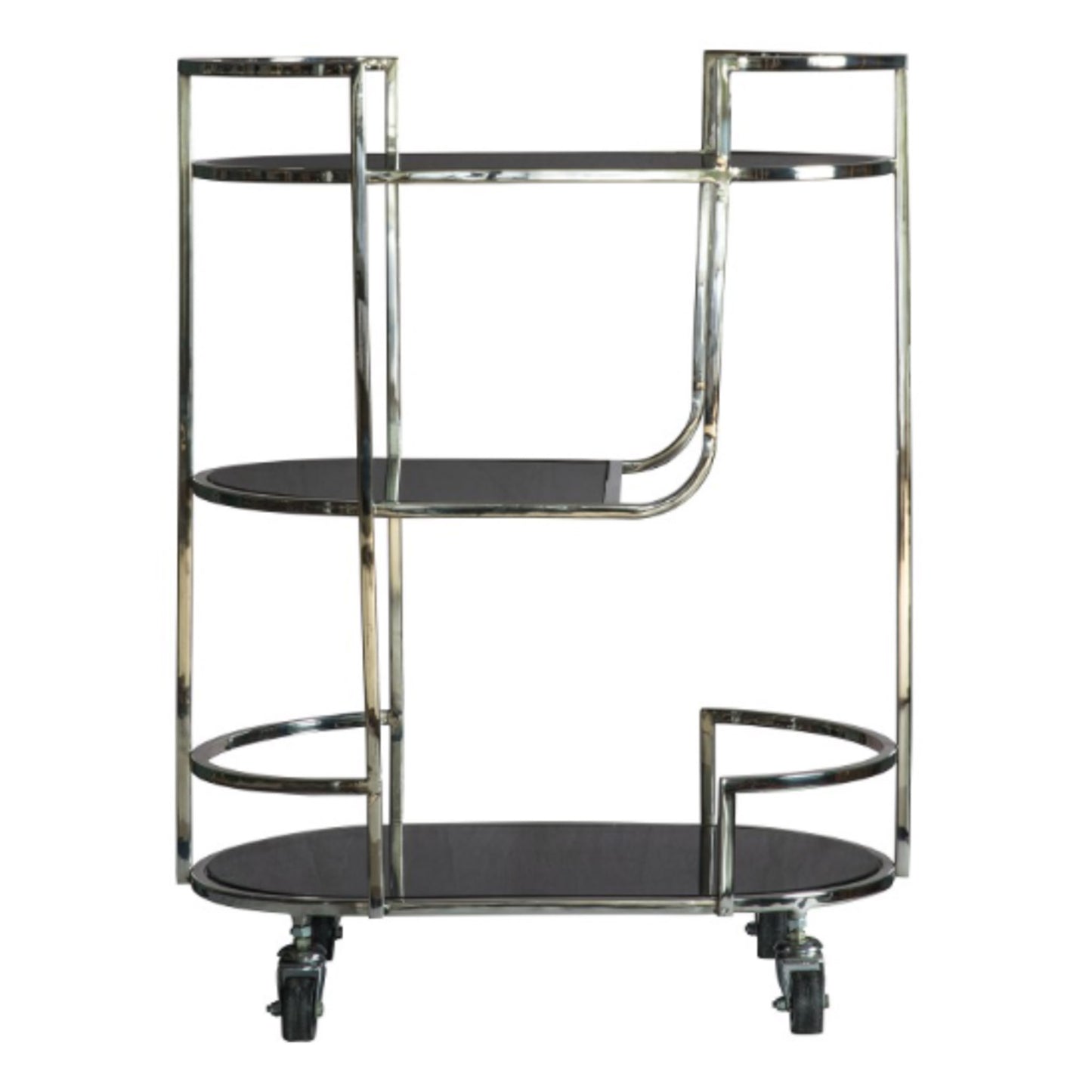 Beau Silver Drinks Trolley