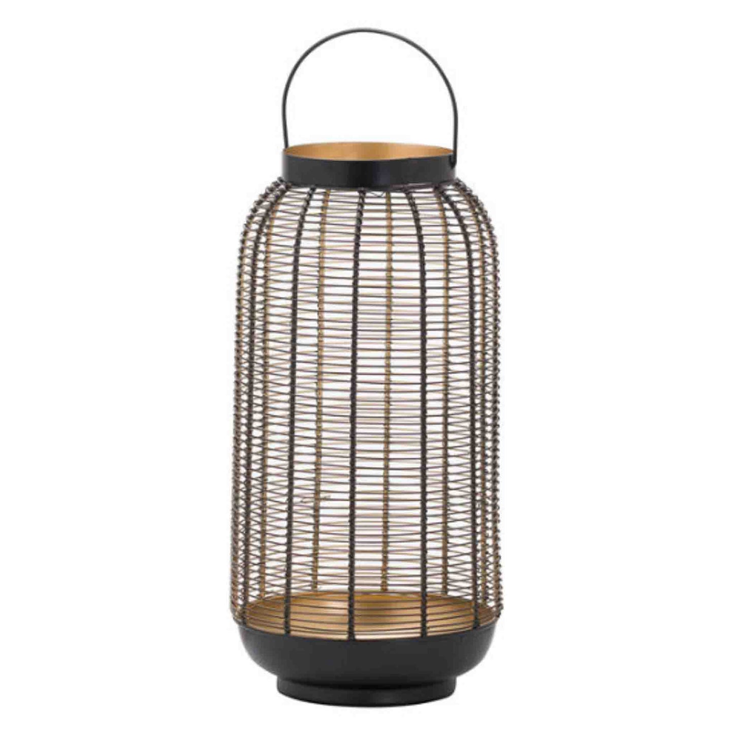 Large Black Wire Lantern 40cm