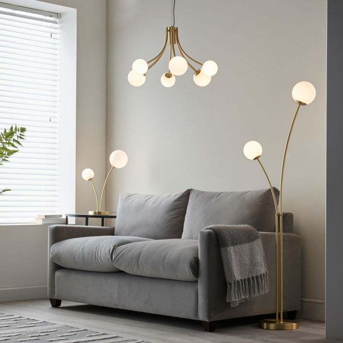 Gold Bloom 6 Pendant Light