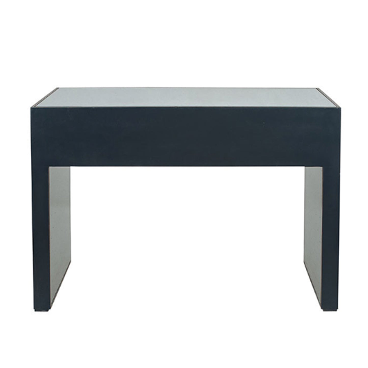 Brina Grey Velvet and Antique Effect Console Table