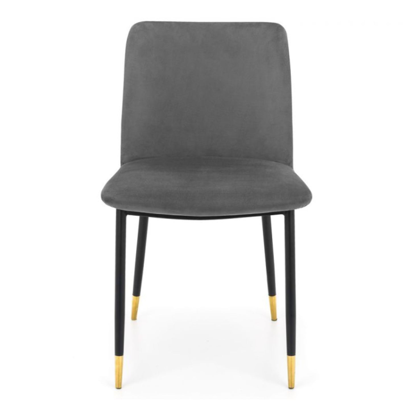 2 Pack Delaunay Dining Chair - Grey Velvet