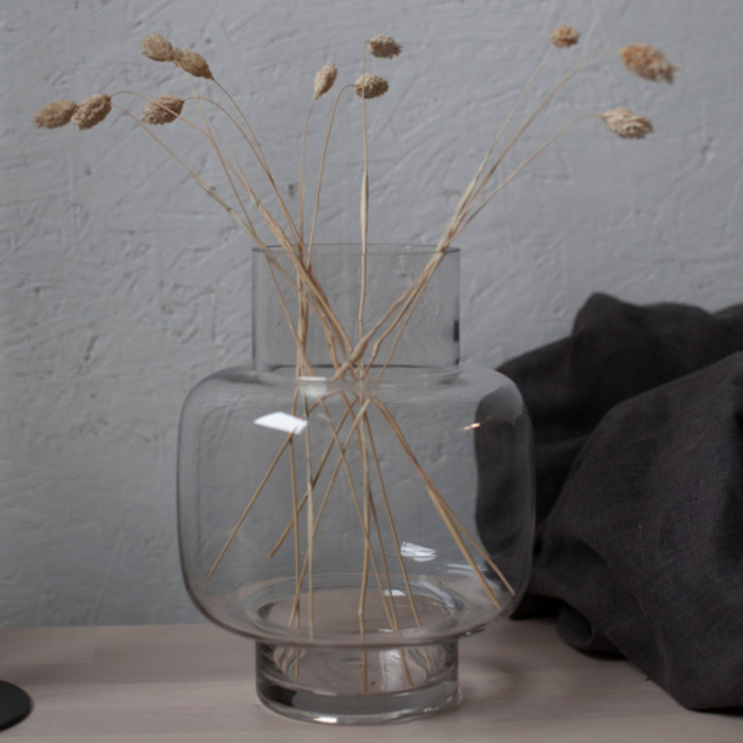 Shaped Glass Vase 22cm